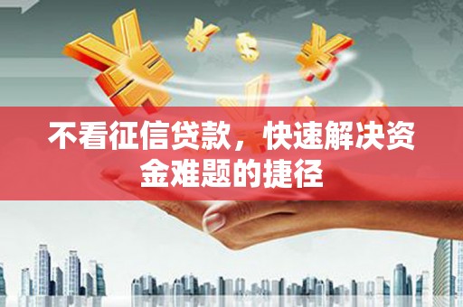 长葛不看征信贷款，快速解决资金难题的捷径