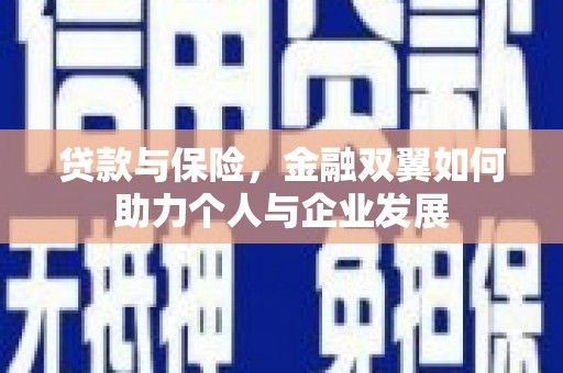 西峡贷款与保险，金融双翼如何助力个人与企业发展