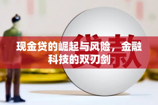 刚察现金贷的崛起与风险，金融科技的双刃剑