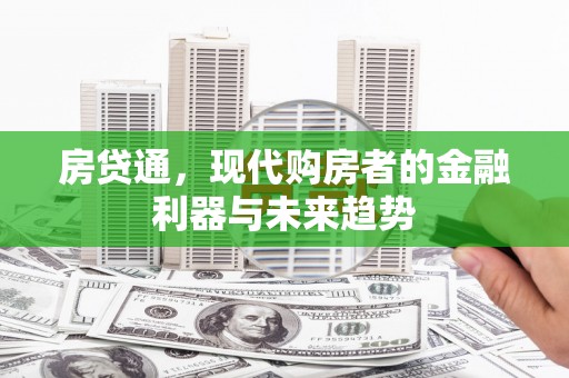 大丰房贷通，现代购房者的金融利器与未来趋势