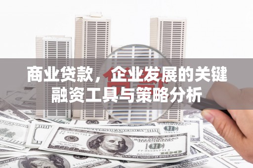 南海商业贷款，企业发展的关键融资工具与策略分析