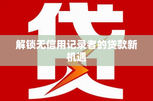 叶县解锁无信用记录者的贷款新机遇