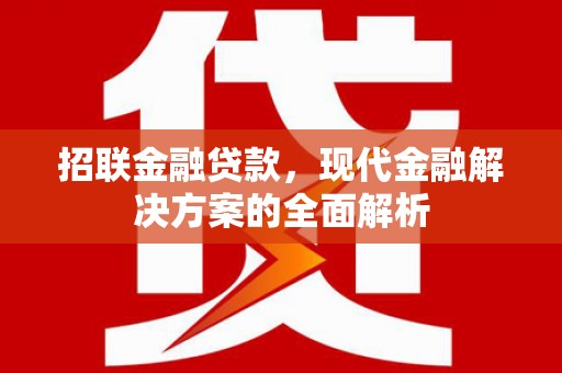 锡林浩特招联金融贷款，现代金融解决方案的全面解析
